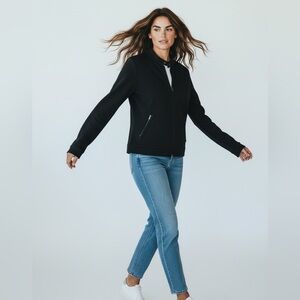 Banana Republic Dark Gray Textured Jacket